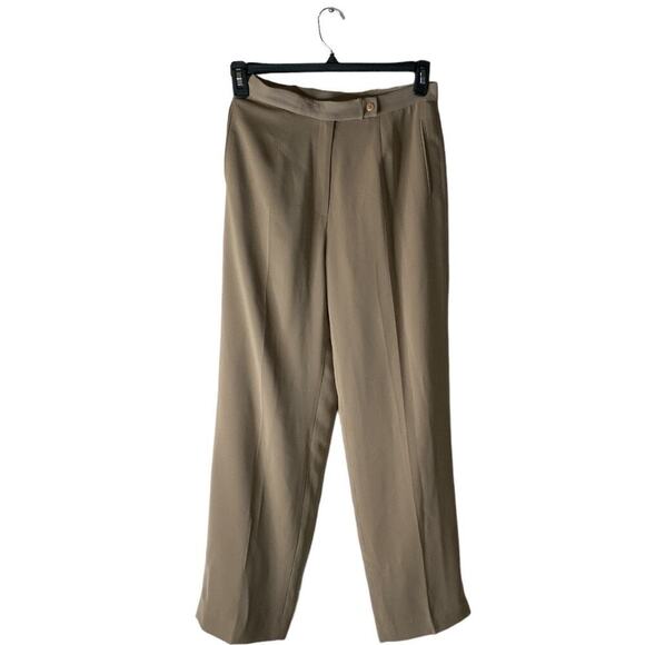 Vintage Kasper Career Dress Pants Women Size 6 Straight Leg Lined Flat Front - Picture 1 of 9